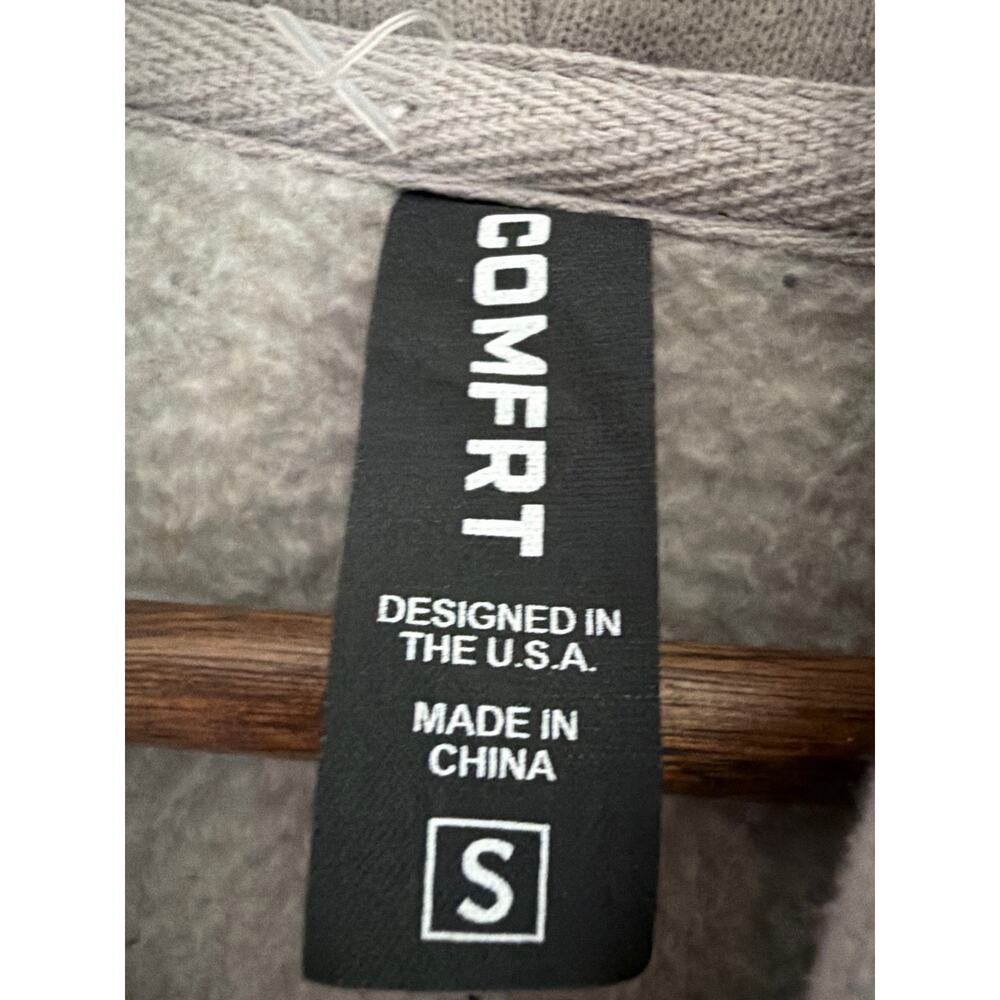 COMFRT Heavyweight Oversized Graphic Pullover Hoodie - Small  - Picture 2 of 5